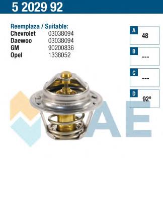 5202992 FAE termostato