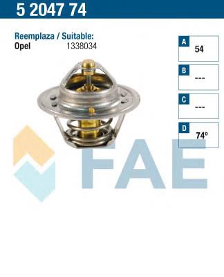 5204774 FAE termostato