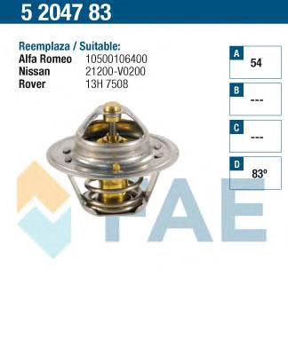 5204783 FAE termostato