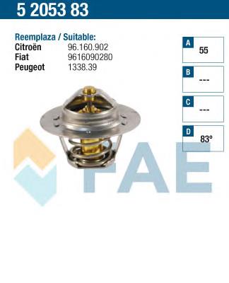 5205383 FAE termostato