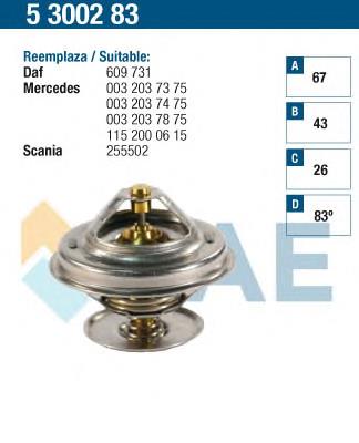 5300283 FAE termostato