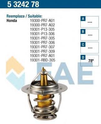 5324278 FAE termostato