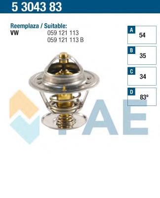 5304383 FAE termostato