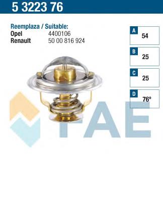 5322376 FAE termostato