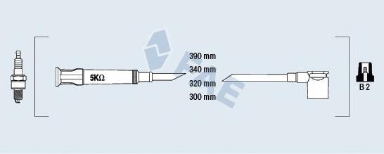 85950 FAE fios de alta voltagem, kit