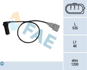 79067 FAE sensor de posição (de revoluções de cambota)