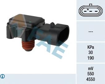 15079 FAE sensor de pressão no coletor de admissão, map