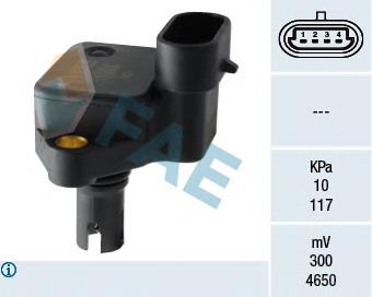 Sensor de pressão no coletor de admissão, MAP para Rover 400 (RT)