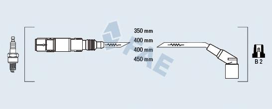 85955 FAE fios de alta voltagem, kit