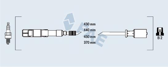 83991 FAE fios de alta voltagem, kit