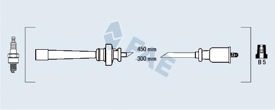 85382 FAE fios de alta voltagem, kit