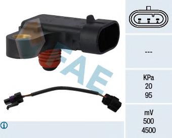 15122 FAE sensor de pressão no coletor de admissão, map