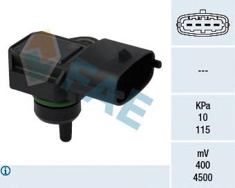 15118 FAE sensor de pressão no coletor de admissão, map