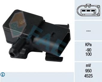 Sensor de pressão dos gases de escape para BMW 1 (E81, E87)
