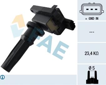 80316 FAE bobina de ignição