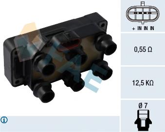 80306 FAE bobina de ignição