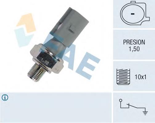 0148200005 Meyle sensor de pressão de óleo