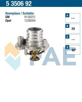 5350692 FAE termostato