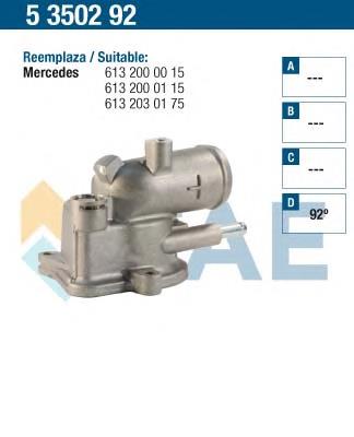 Caixa do termostato Mercedes A6112000515 preço, a partir de 80,61 USD