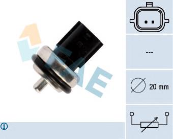 33811 FAE sensor de temperatura do fluido de esfriamento