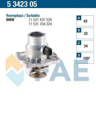 5342305 FAE termostato