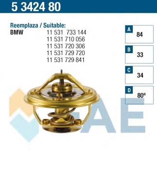 5342480 FAE termostato