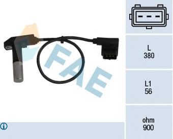 Sensor de posição (de revoluções) de cambota 79245 FAE