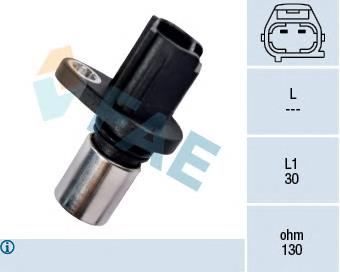 Sensor de posição (de revoluções) de cambota 79280 FAE