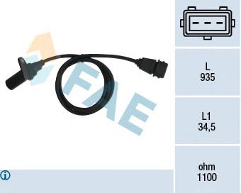 79295 FAE sensor de posição (de revoluções de cambota)