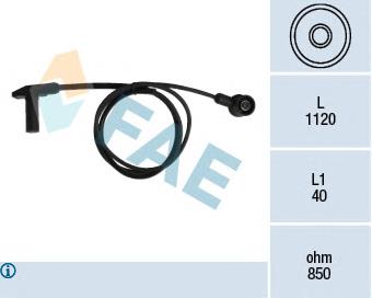 Sensor de posição (de revoluções) de cambota 79242 FAE