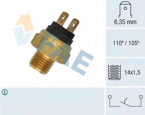 Датчик температуры охлаждающей жидкости 35800 FAE