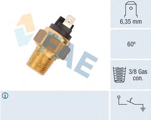 35960 FAE sensor de temperatura do fluido de esfriamento