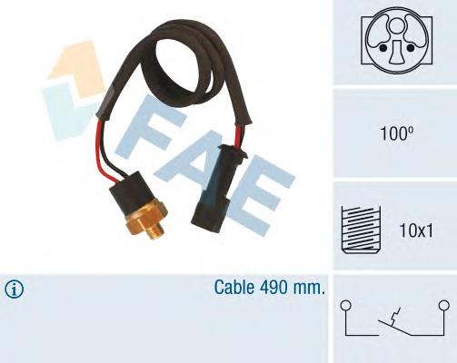 3448879 Volvo sensor de temperatura do fluido de esfriamento