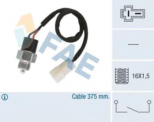 Sensor de ativação das luzes de marcha à ré 6553321206 Fiat/Alfa/Lancia