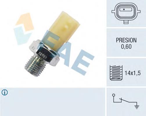Sensor de pressão de óleo Nissan Qashqai J10