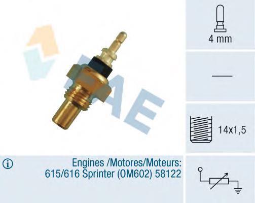 32220 FAE sensor de temperatura do fluido de esfriamento