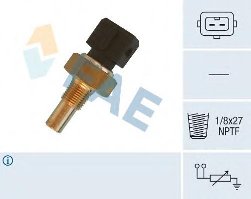 Sensor de temperatura do fluido de esfriamento 32570 FAE