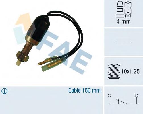 8941568210 Isuzu sensor de ativação do sinal de parada