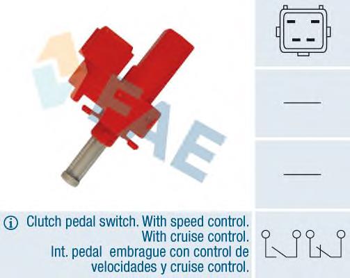 24835 FAE sensor de ativação de embraiagem