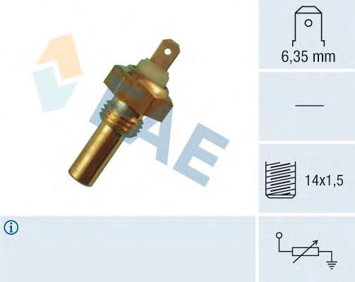 Sensor de temperatura do fluido de esfriamento 31290 FAE