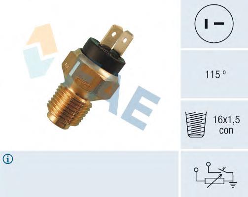 Sensor de temperatura do fluido de esfriamento 34020 FAE