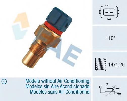 34090 FAE sensor de temperatura do fluido de esfriamento