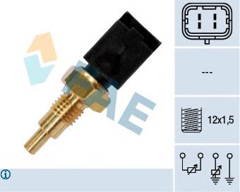 33723 FAE sensor de temperatura do fluido de esfriamento