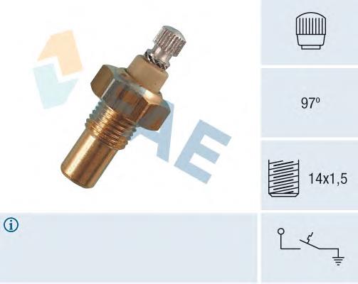 Sensor de temperatura do fluido de esfriamento 35030 FAE