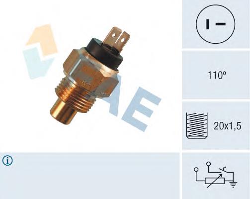 60573387 Fiat/Alfa/Lancia sensor de temperatura do fluido de esfriamento