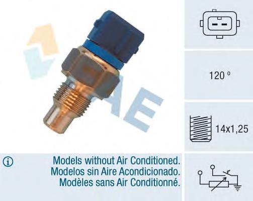 34460 FAE sensor de temperatura do fluido de esfriamento