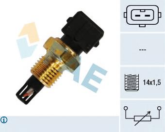 Sensor de temperatura da mistura de ar 33220 FAE