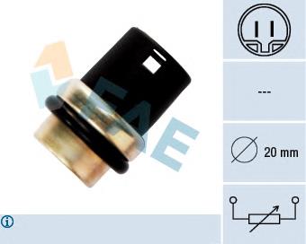 Датчик указателя температуры охлаждающей жидкости FAE 33610 цена, от 4.41 USD