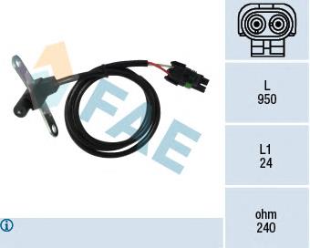 79026 FAE sensor de posição (de revoluções de cambota)