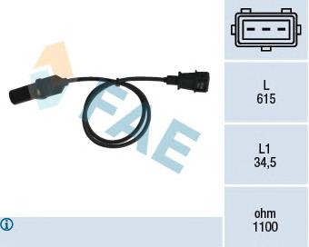 Датчик положения коленчатого вала FAE 79005 цена, от 18.48 USD
